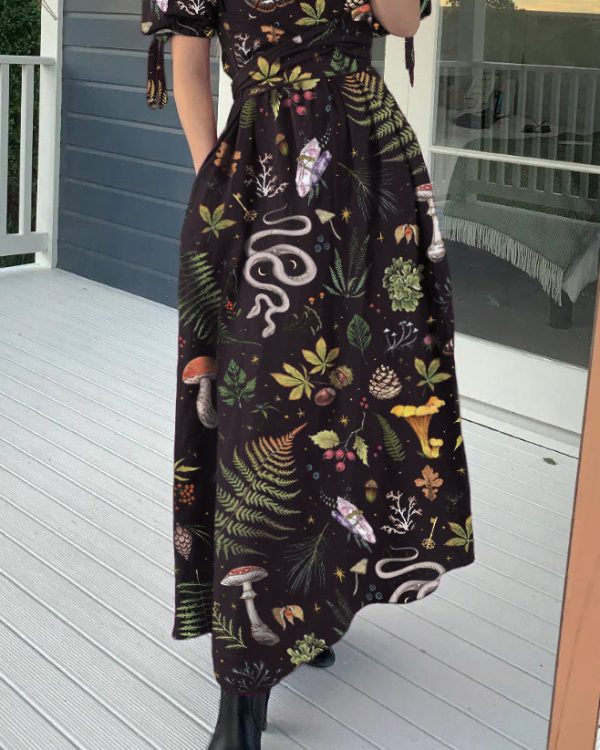 Mystic Snake Dreamland Printed Midi Dress - Image 3