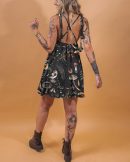 Mushrooms Fairyland Forest Printed Mini Dress