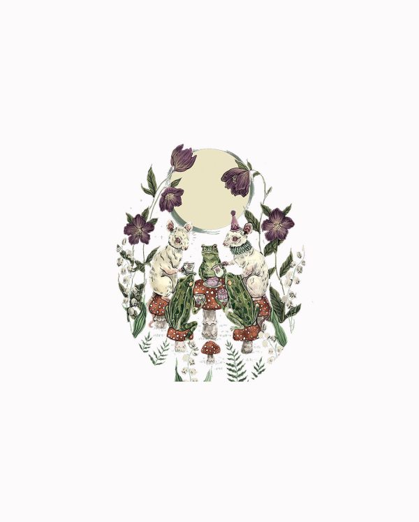 Cottagecore Enjoy Print Casual Oversized T-shirt - Image 3