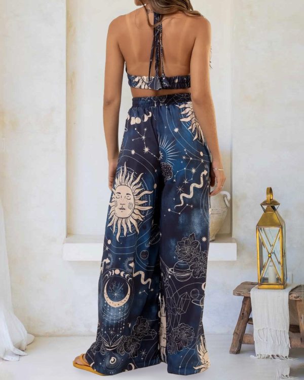 Luna Solar & Starry Sky Printed Pant Set - Image 4