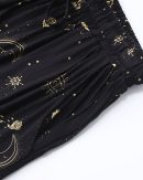 Starry Sky Print Casual Two-Piece Set